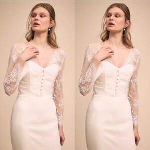 Anthropologie x BHLDN Madeleine Fig Sahara Topper